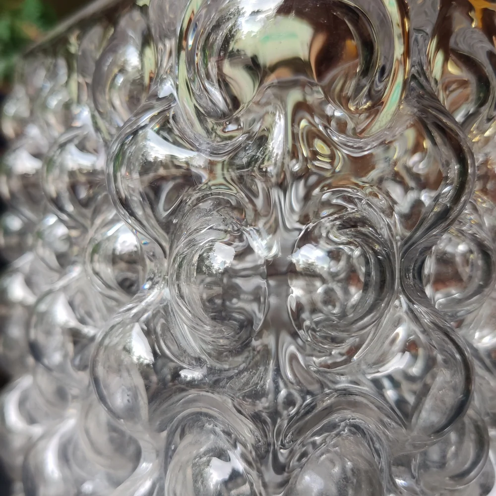 MCM Bubble Art Glass Vase 12